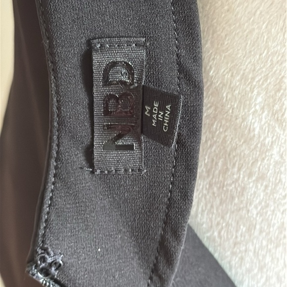 NBD Revolve Renata Rhinestone Straps Backless Mini Black Party Dress Size M - Picture 11 of 13